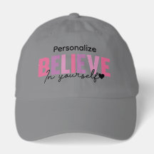 Gorra de camionero Personaliza Cree En Ti Mismo