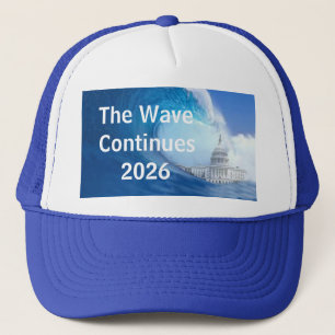 Gorra De Camionero Personaliza Ola Azul Elección 2026