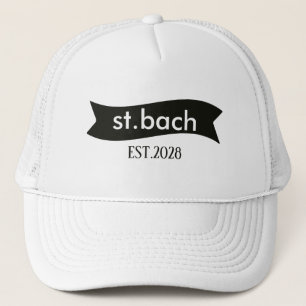 Gorra De Camionero Personaliza tu propio logotipo y texto elegante mo