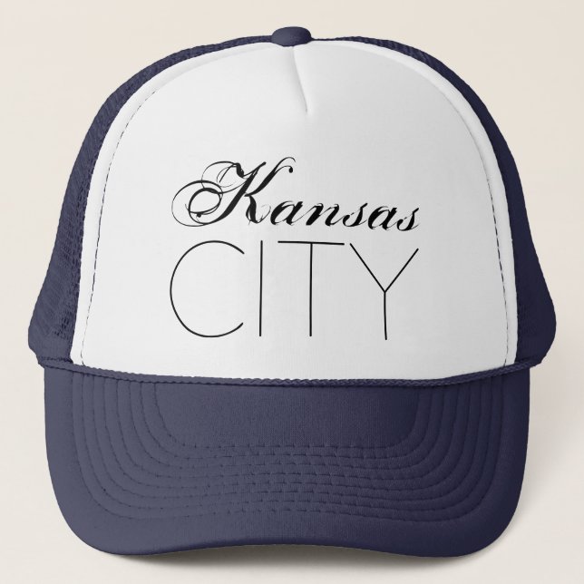 Gorra De Camionero Personalizable de Kansas City (Anverso)
