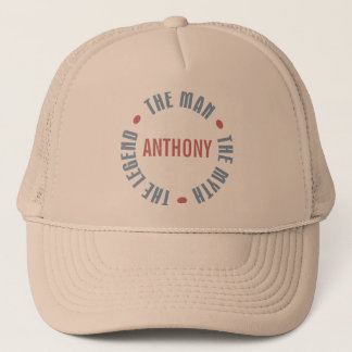 Gorra De Camionero Personalizable de la leyenda del mito del hombre