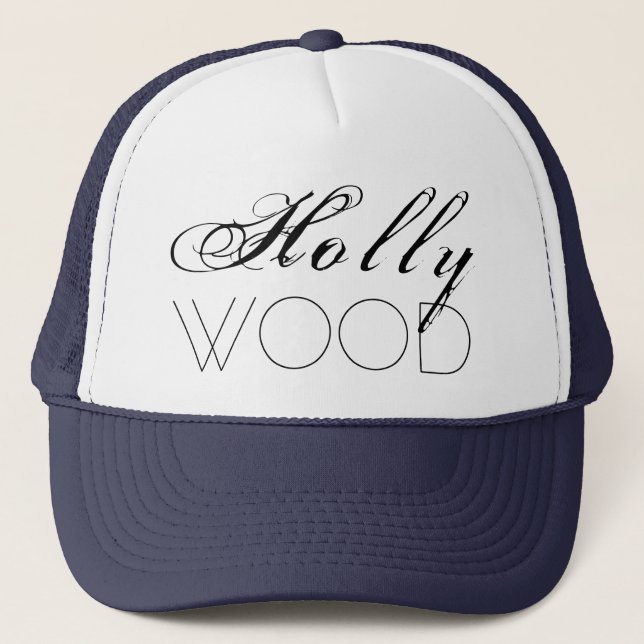Gorra De Camionero personalizable de moda de Hollywood (Anverso)