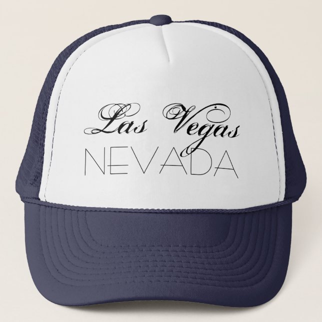 Gorra De Camionero Personalizable de moda de Las Vegas (Anverso)