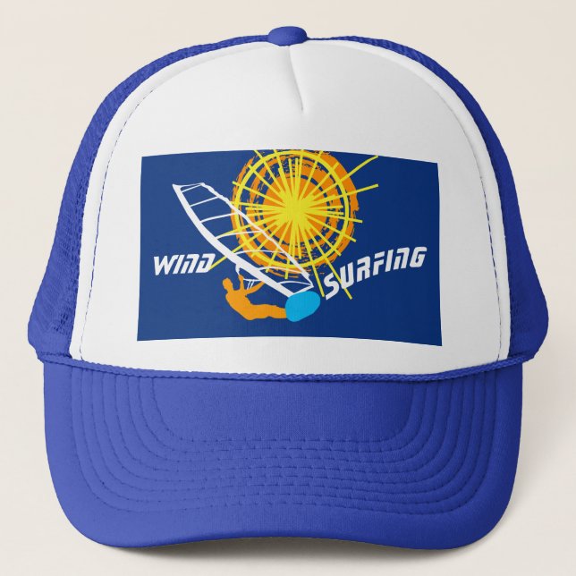 Gorra De Camionero Personalizable de Surfing Wind (Anverso)