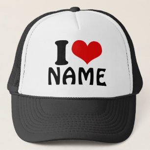 Gorra De Camionero Personalizable Día de San Valentín Amo Personaliza