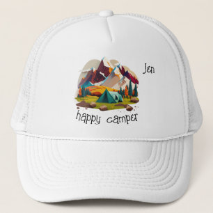 Gorra De Camionero personalizable 'feliz camper'