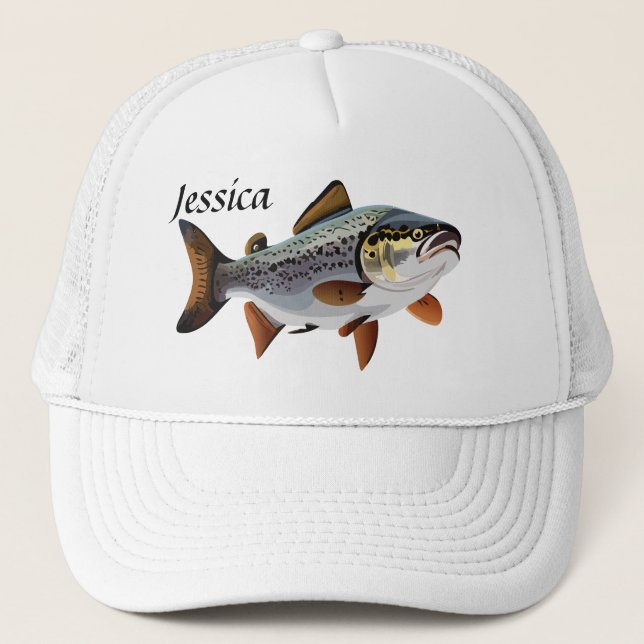 Gorra De Camionero Personalizable Lake Trout (Anverso)