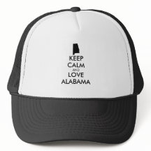 Personalizable MANTENGA CALMA Y AME A ALABAMA