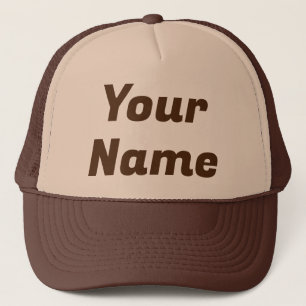 Gorra De Camionero Personalizable marrón
