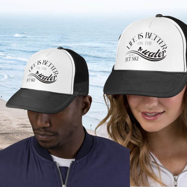 Gorra De Camionero Personalizable moto de agua sup canoa kayak barco (Subido por el creador)