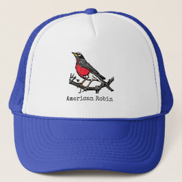 Gorra De Camionero Personalizable Robin de Estados Unidos