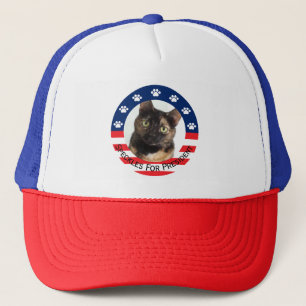 Gorra De Camionero Personalizable Su Mascota Para El Presidente