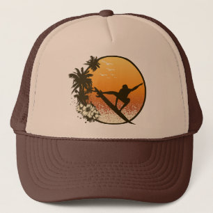 Gorra De Camionero Personalizable Tropical