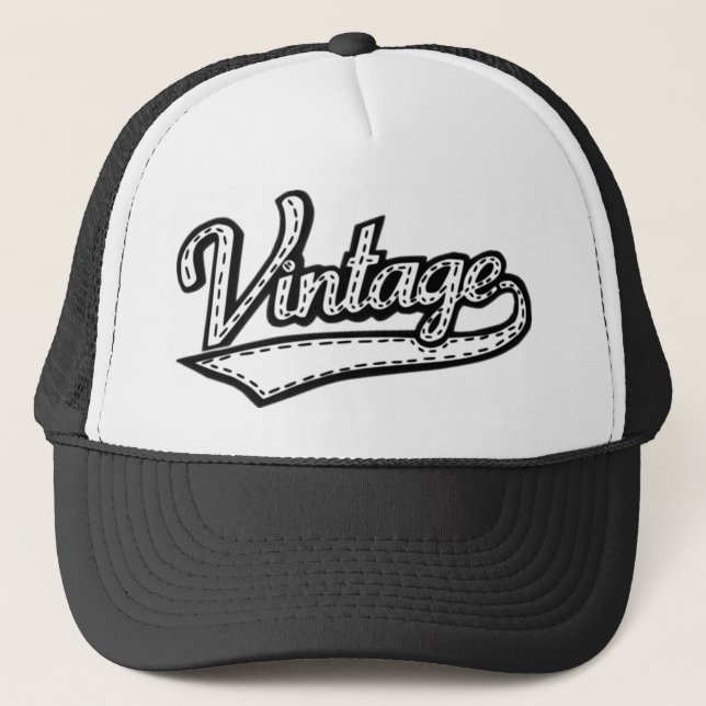 Gorra De Camionero Personalizable Vintage (Anverso)