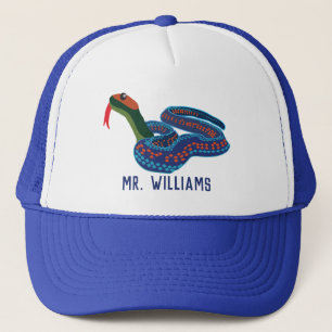 Gorra De Camionero Personalización de la serpiente de protección de l