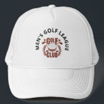 Gorra De Camionero Personalización del logotipo de la Liga de Golf de<br><div class="desc">Gorra personalizado con el logotipo de la Liga de Golf del Club Masculino. Cualquier pregunta de diseño,  sólo envíe una nota a través de Chat o un correo electrónico a charmdesignstudio@rcn.com y estaremos encantados de asistirle.</div>