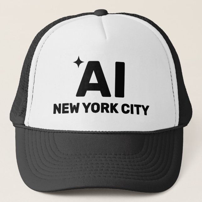 Gorra de camionero personalizada con IA™ (Anverso)