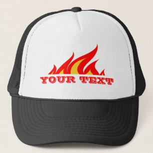 Gorra de camionero personalizada con logo de texto