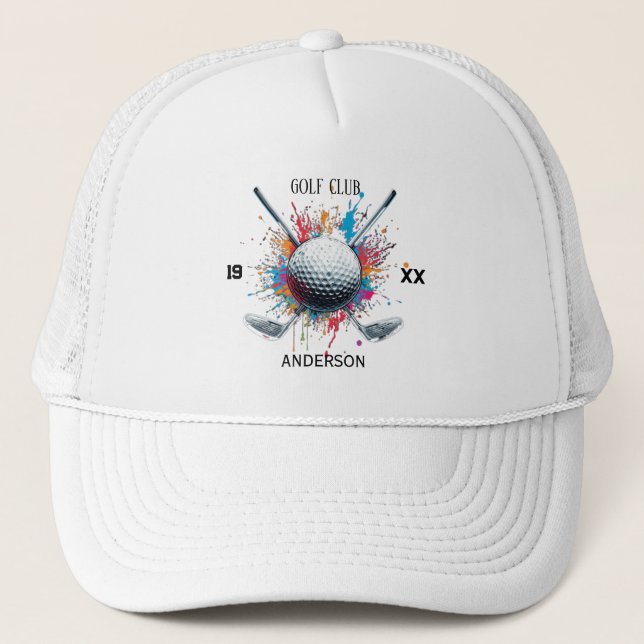 Gorra de camionero personalizada con nombre de pal (Anverso)