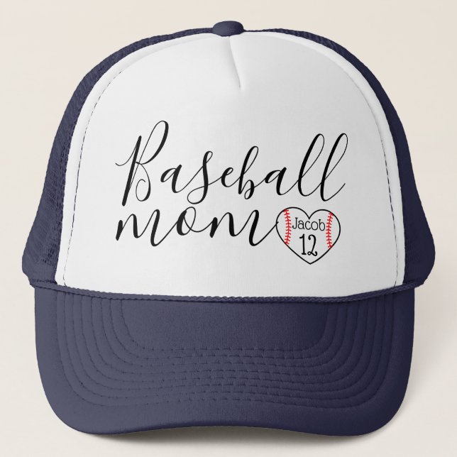 gorra de camionero personalizada para mamá de béis (Anverso)