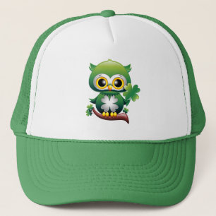 Gorra De Camionero Personalizado Baby Owl St Patrick Paddy