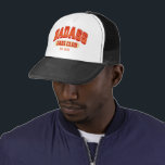 Gorra De Camionero Personalizado Badass Dad Club Retro Guay Trendy Fu<br><div class="desc">¡Únete al Club de Papá Badass con este gorra genial! Diseño retro de moda para un regalo divertido del Día del Padre. ¡Salud a los padres increíbles!</div>