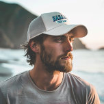 Gorra De Camionero Personalizado Badass Dad Club Retro Guay Trendy Fu<br><div class="desc">¡Únete al Club de Papá Badass con este gorra genial! Diseño retro de moda para un regalo divertido del Día del Padre. ¡Salud a los padres increíbles!</div>