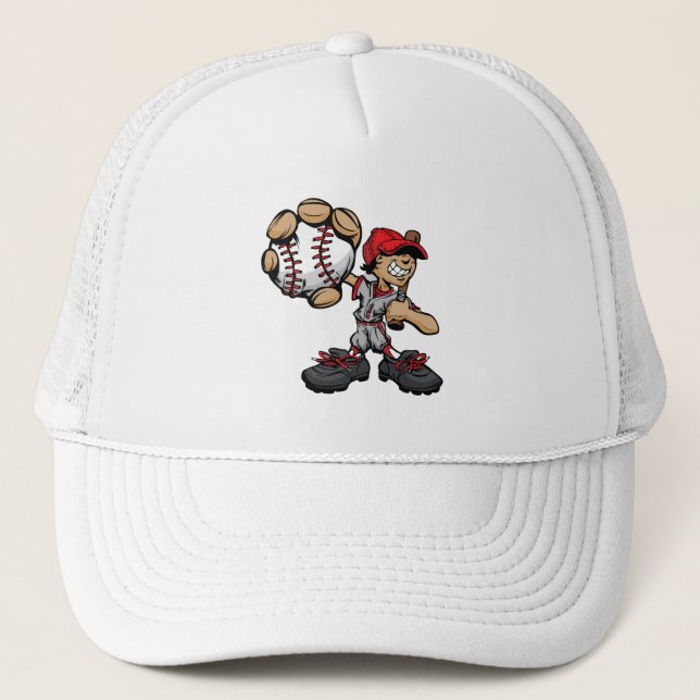 Gorra De Camionero Personalizado Ballplayer (Anverso)