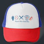 Gorra De Camionero Personalizado Béisbol Mamá Cute Softball Mamá<br><div class="desc">¡Muéstrale el orgullo de tu equipo con este sombrero de camionero de mamá de béisbol personalizado! Personaliza con tu nombre y número de jugador. Este gorra es perfecto para mamás de béisbol, fans de softball o simpatizantes del equipo. ¡Un tee elegante y confortable para alentar a las parejas, torneos o...</div>