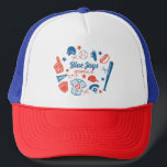 Gorra De Camionero Personalizado Béisbol Mamá Orgulloso Juego de Soft<br><div class="desc">¡Muestra el orgullo de tu equipo en esta camiseta de la madre del béisbol personalizado! Personalice con el nombre de equipo, la ubicación y el número de jugador. Esta camisa es perfecta para mamás de béisbol, fans de softball o simpatizantes del equipo. ¡Un tee elegante y confortable para alentar a...</div>