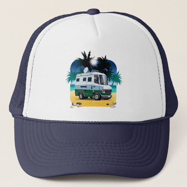 Gorra De Camionero Personalizado Camper (Anverso)
