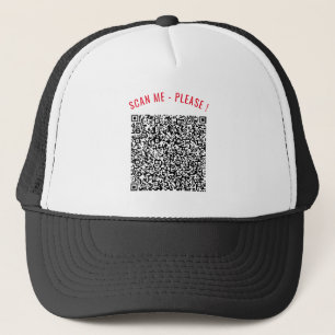 Gorra De Camionero Personalizado Código QR Analizar información sobre