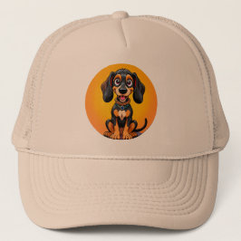 Gorra De Camionero Personalizado colorido Perro feliz