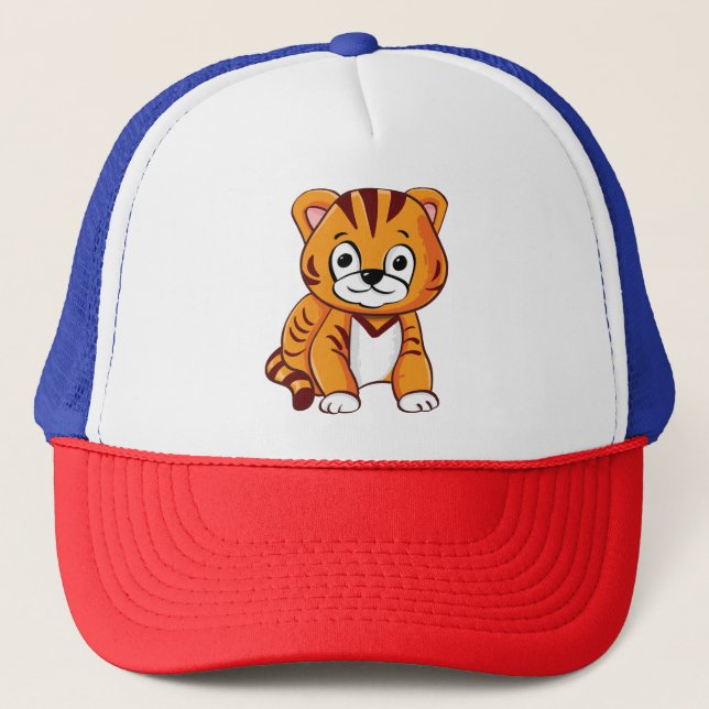 Gorra De Camionero Personalizado de Baby Tiger (Anverso)