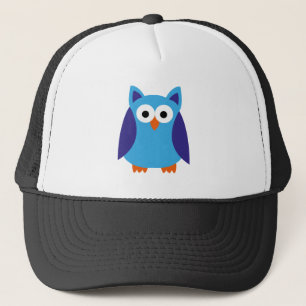 Gorra De Camionero Personalizado de búho azul