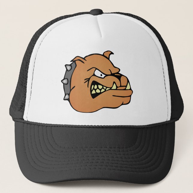 Gorra De Camionero Personalizado de Bulldog en inglés (Anverso)