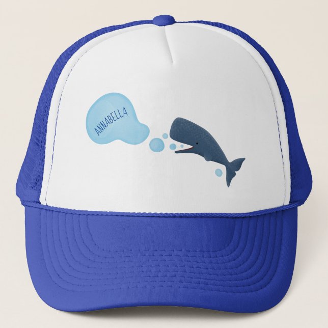 Gorra De Camionero Personalizado de burbujas de esperma de esperma (Anverso)