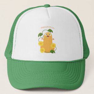 Gorra De Camionero Personalizado de calabaza de calabaza de marihuana