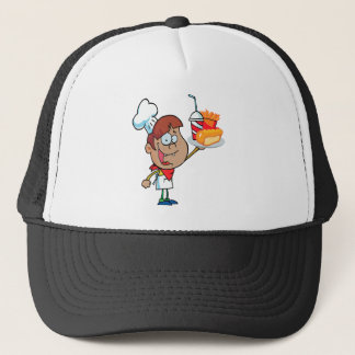 Gorra De Camionero personalizado de camarero de comida rápida