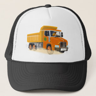 Gorra De Camionero Personalizado de camión de volcado amarillo para n