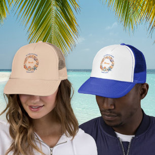 Gorra De Camionero Personalizado de castillos de  de vacaciones de la