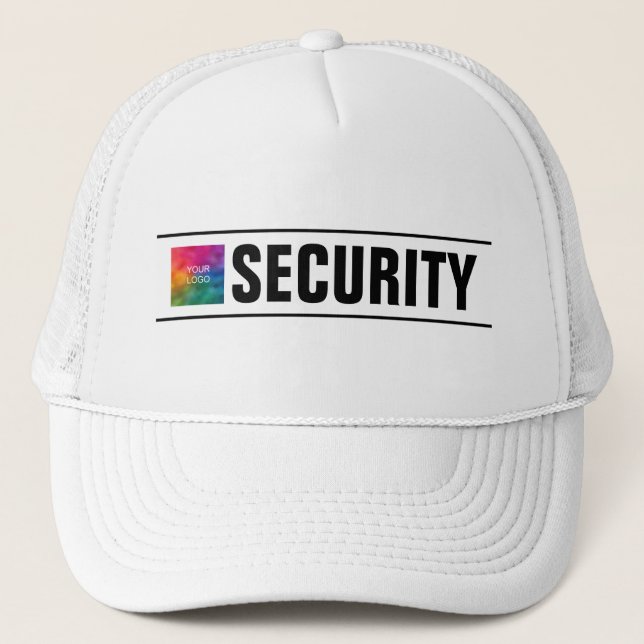 Gorra De Camionero Personalizado de equipo de personal de seguridad d (Anverso)