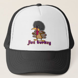Gorra De Camionero personalizado de jive turkey divertido con texto