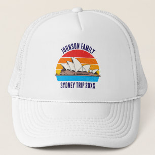 Gorra De Camionero Personalizado de la Ópera de un viaje a Australia