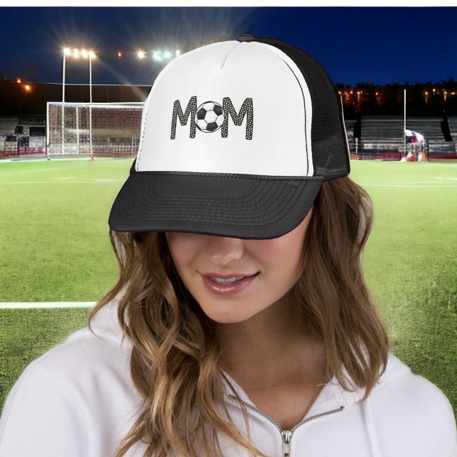 Gorra De Camionero Personalizado de la pelota de fútbol de moda Polka (Subido por el creador)