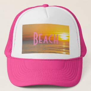 Gorra De Camionero Personalizado de la playa Mensajes de texto Imagen