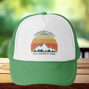 Gorra De Camionero Personalizado de la Reunión Familiar Retiro de oto