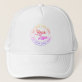 Gorra De Camionero Personalizado de logotipos de empresas Arcoiris si