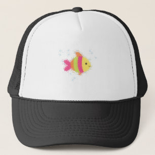 Gorra De Camionero Personalizado de peces de cuta