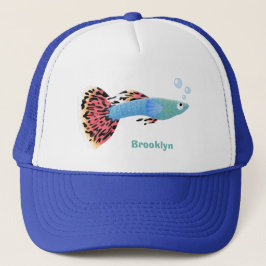 Gorra De Camionero Personalizado de peces tropicales adormilados